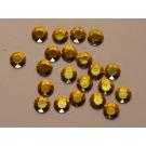 500 Hotfix Chatonrosen/Metall Studs  3mm  gold